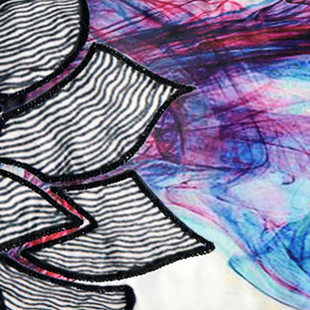 Sadyaska Digital Printed Floral Multi Color 12" X 18" Home Decor Sofa Chair Polyester … 1 Pcs Cushion Cover