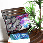 Sadyaska Digital Printed Floral Multi Color 12" X 18" Home Decor Sofa Chair Polyester … 1 Pcs Cushion Cover