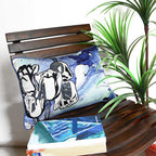 Sadyaska Digital Floral Printed s 12" X 18" Home Decorative Cushion Case, Floral Print Cushion Pillow Case 1 Pcs Cushion Cover