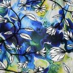 Sadyaska Blue Orchid Digital Floral s Case 12X18(Inch) 1 Pcs Cushion