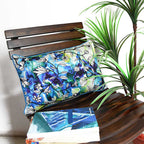 Sadyaska Blue Orchid Digital Floral s Case 12X18(Inch) 1 Pcs Cushion