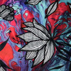 Sadyaska Flower Digital Print Floral Cushions and 12" X 18" Digital Floral Printed Cushion Pillow Case Living Room, Patio, Office & Home… 1 Pcs Cushion Cover