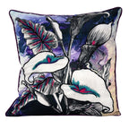 Sadyaska Beautiful Multi Color Floral Digital Printed Polyester 16" X 16" Living Room, Bedroom, Patio Floral Printed … 1 Pcs Cushion Cover
