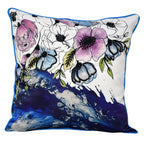 Sadyaska Cherry Blossom Hand Embroidered Polyester Flower Print 16" X 16"… 1 Pcs Cushion Cover