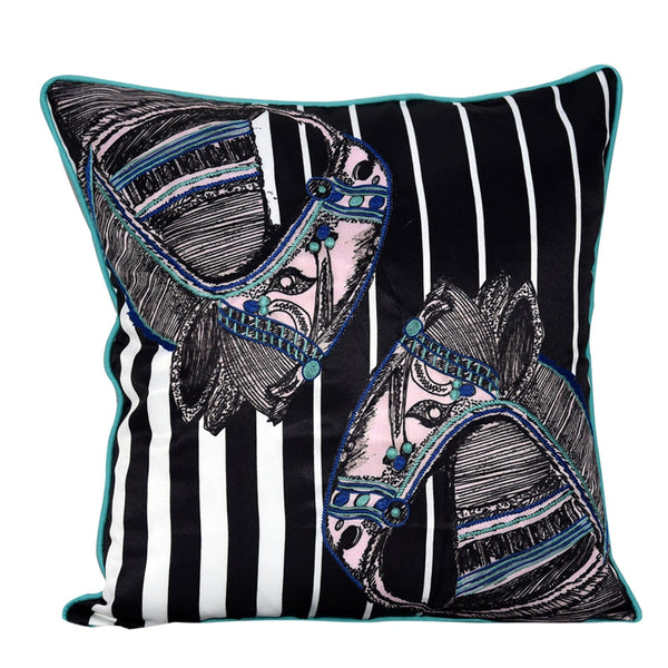 Sadyaska Animal Print Horse Print Digital Printed Best for Kid's Room Multi Colored 16