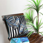 Sadyaska Animal Print Horse Print Digital Printed Best for Kid's Room Multi Colored 16" X 16"… 1 Pcs Cushion Cover