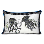 Sadyaska Hand Sketched Jelly Fish Digital Print 12 X 18(Inch) 1 Pcs Cushion Cover