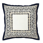 Sadyaska Summer Deals by Hand Block Print 16" X 16" Sofa Chair Outdoor Patio Living Room Cotton Slub Cushion Case… 1 Pcs Cushion Cover