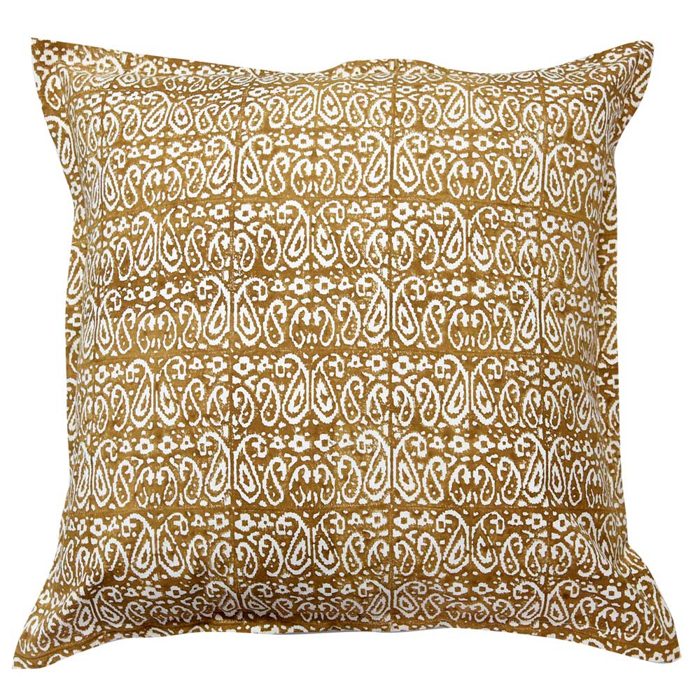 Sadyaska Traditional Hand Block Printed Cushion Case 26"X26" Living Room, Car, Home Linen Block Print … 1 Pcs Cushion Cover