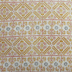 Sadyaska Block Printed s Drawing Room, Sofa, Car, Patio, Cotton Flax Printed Cushion Cases 26x26… 1 Pcs Cushion Cover