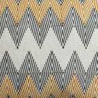 Sadyaska Block Printed Drawing Room, Sofa, Car, Patio, Printed Flax Cotton 17"x27"… 1 Pcs Cushion Cover