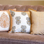 Sadyaska Wooden Block Print For Living Room, Patio, Garden, Sofa Rajasthani Cushion Cases 16x16… 1 Pcs Cushion Cover