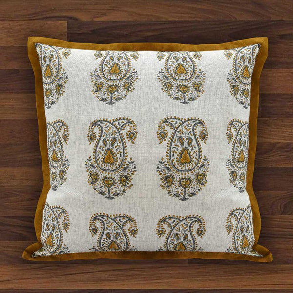 Sadyaska Wooden Block Print For Living Room, Patio, Garden, Sofa Rajasthani Cushion Cases 16x16… 1 Pcs Cushion Cover