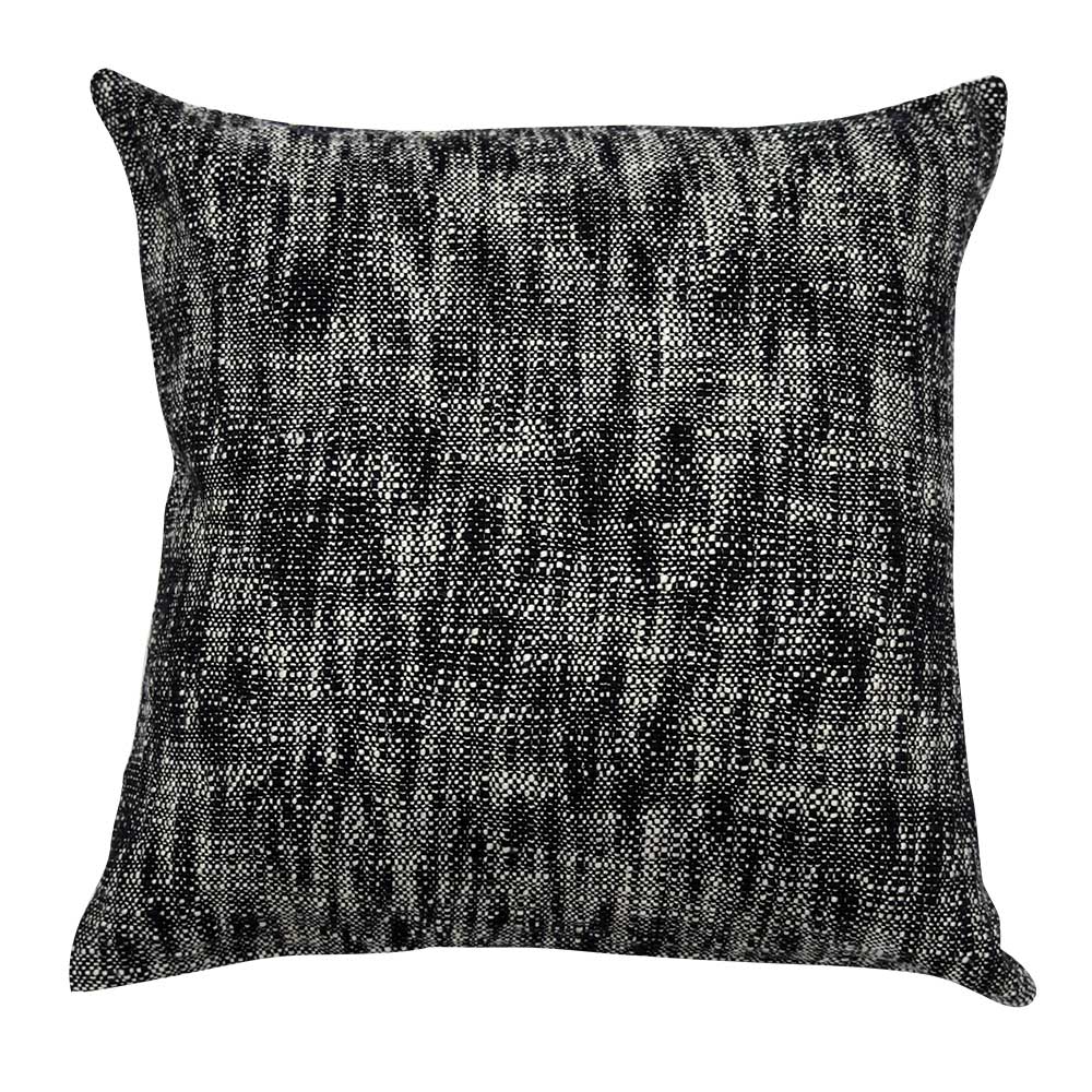 Sadyaska Hand Woven Charcoal Possession Pattern Sofa Garden Dupion 16x16… 1 Pcs Cushion Cover