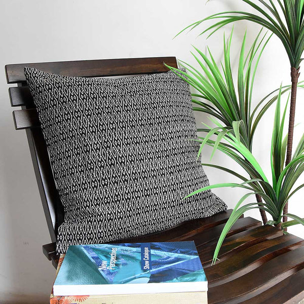 Sadyaska Reversible Powerloom Jacquard Sofa Chair Dining Room, Living Room, Bedroom Decorative 16x16… 1 Pcs Cushion Cover