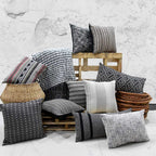 Sadyaska Reversible Powerloom Jacquard Sofa Chair Dining Room, Living Room, Bedroom Decorative 16x16… 1 Pcs Cushion Cover