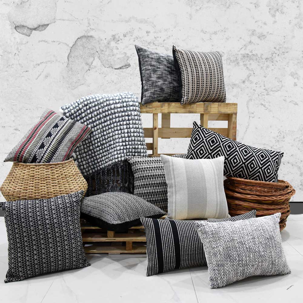 Sadyaska Reversible Powerloom Jacquard Sofa Chair Dining Room, Living Room, Bedroom Decorative 16x16… 1 Pcs Cushion Cover