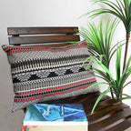Sadyaska Designer Folk Geo Woven Sofa Chair Patio Decorative with Zipper Closer 13x20… 1 Pcs Cushion Cover