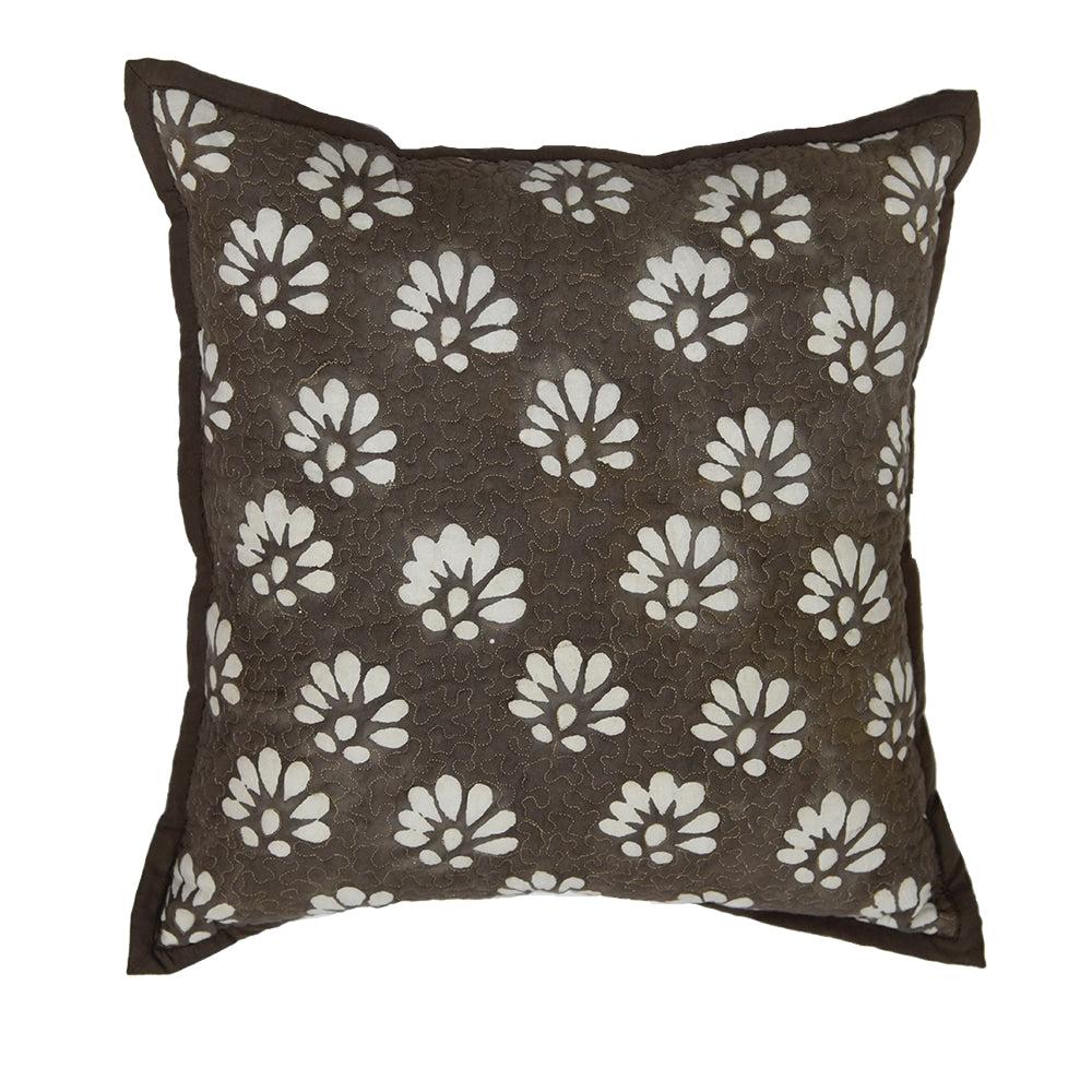 Sadyaska Cambric Cotton Sofa Use for Bedroom Living Room Drawing Room Car Chair Brown Pillow Cushion Case 16*16… 1 Pcs Cushion Cover