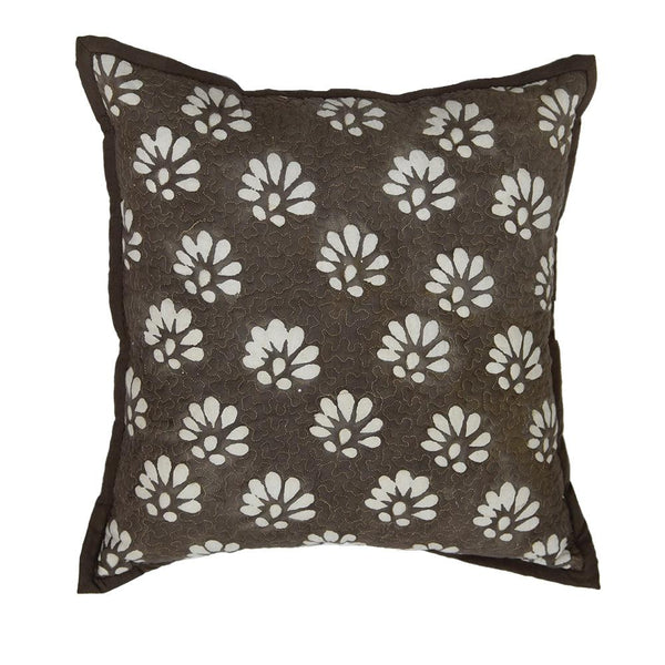 Sadyaska Cambric Cotton Sofa Use for Bedroom Living Room Drawing Room Car Chair Brown Pillow Cushion Case 16*16… 1 Pcs Cushion Cover