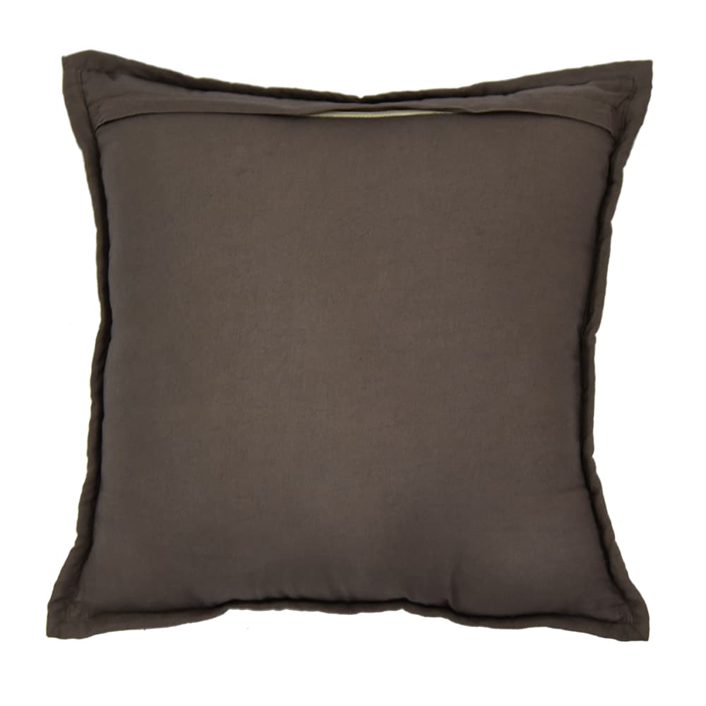 Sadyaska Cambric Cotton Sofa Use for Bedroom Living Room Drawing Room Car Chair Brown Pillow Cushion Case 16*16… 1 Pcs Cushion Cover