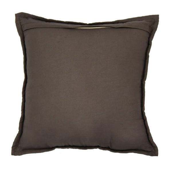 Sadyaska Cambric Cotton Sofa Use for Bedroom Living Room Drawing Room Car Chair Brown Pillow Cushion Case 16*16… 1 Pcs Cushion Cover