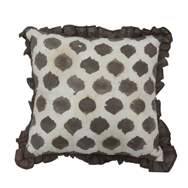 Sadyaska Cotton Sofa 16x16 inch Brown Pillow Cushion Case… 1 Pcs Cushion Cover