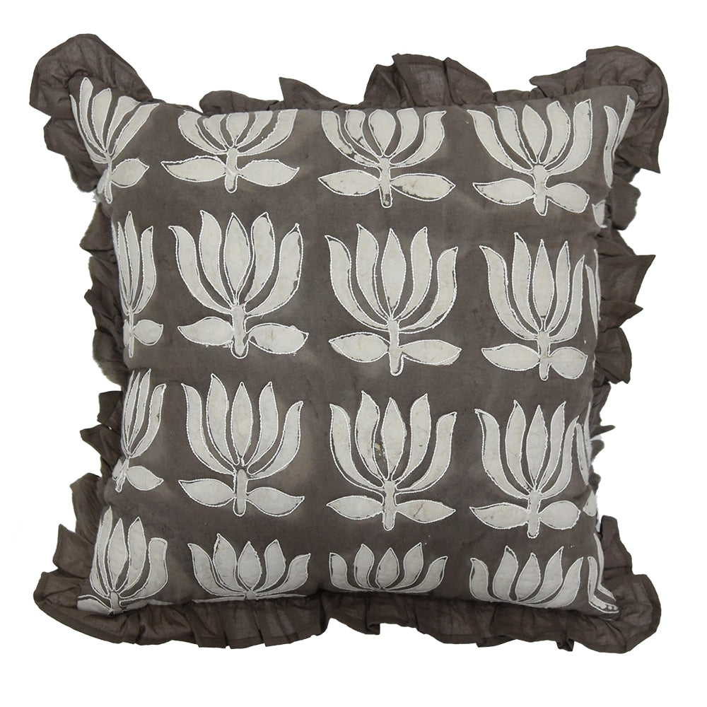 Sadyaska Dabu Hand Block Printed Cotton Print 16x16 1 Pcs Cushion Cover