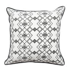 Sadyaska Black & White Luxurious Connectoline (16"X16") Dotted Geometric Print Pillow Case… 1 Pcs Cushion Cover