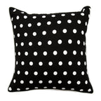 Sadyaska Black & White Polka Dot (16"X16") Geometric Cotton … 1 Pcs Cushion Cover