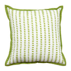 Sadyaska Splash Dotted Lime Green 16"X16" Geometric Pattern Cotton Cushion Pillow Case… 1 Pcs Cushion Cover
