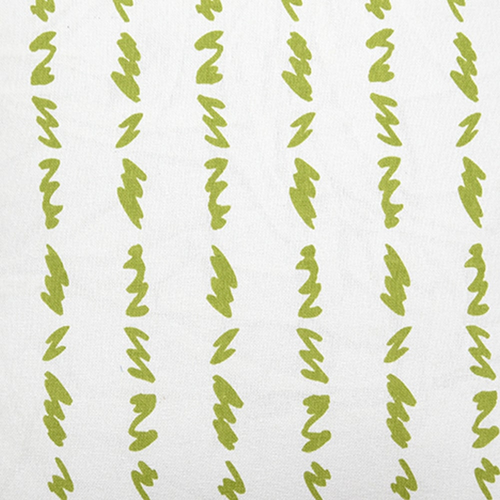 Sadyaska Twirled Line Green 16"X16" Casement Cotton Cushion Pillow Cases Use for Patio, Garden, Outdoor, Drawing Room… 1 Pcs Cushion Cover