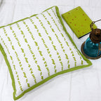 Sadyaska Twirled Line Green 1 Pcs Cushion Cover