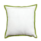 Sadyaska Channel Dotted 16"X16" Lime Green Cotton Cushion Case Use For Garden, Outdoor, Living Room, Office, Decorative Cushion Pillow Cover… 1 Pcs Cushion Cover