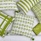Sadyaska Home Décor Curling Spirals with Tassels Patio, Garden &amp; Outdoor Printed Geometric Pattern Cotton Pillow Cushion Case 16x16… 1 Pcs Cushion Cover