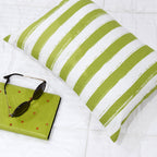Sadyaska Home Decor Stripe Patio &amp; Garden Geometric Pattern Printed Cotton s 12x18… 1 Pcs Cushion Cover