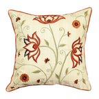 Sadyaska Dupion Silk Designer Chair Couch Office Patio Sofa Bedroom Pillow Cushion Case 16x16… 1 Pcs Cushion Cover