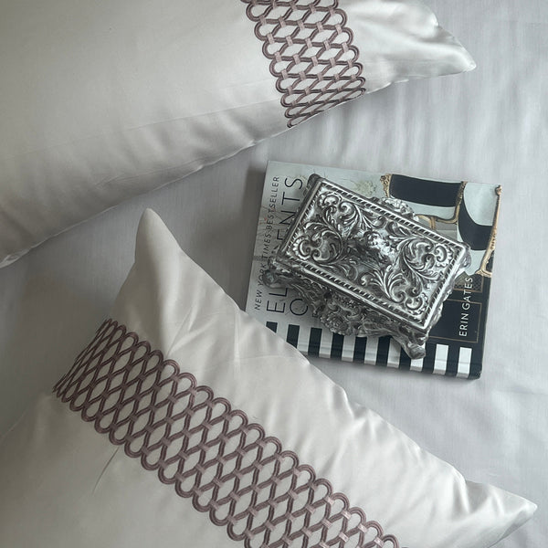 Sadyaska 1000TC Cotton Rich Lisse Ivory Syona Set 1 Pcs Bedsheet
