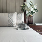 Sadyaska 1000TC Cotton Rich Maroc Ivory Syona Set 1 Pcs Bedsheet