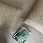 Sadyaska 1000TC Cotton Rich Maroc Old Rose Syona Set 1 Pcs Bedsheet