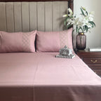 Sadyaska 1000TC Cotton Rich Maroc Old Rose Syona Set 1 Pcs Bedsheet