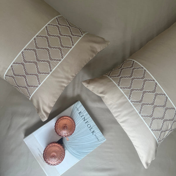 Sadyaska 1000TC Cotton Rich Maroc Sand Syona Set 1 Pcs Bedsheet