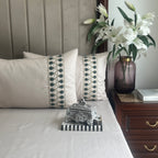 Sadyaska 1000TC Cotton Rich Zenith Ivory Syona Set 1 Pcs Bedsheet