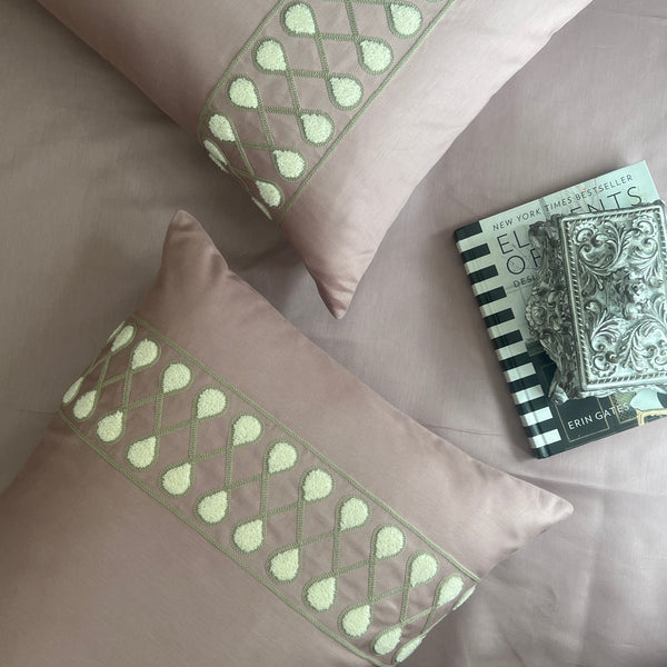 Sadyaska 1000TC Cotton Rich Zenith Old Rose Syona Set 1 Pcs Bedsheet