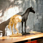 Sadyaska Cavallo Horse Black and Gold 1 Pcs Product