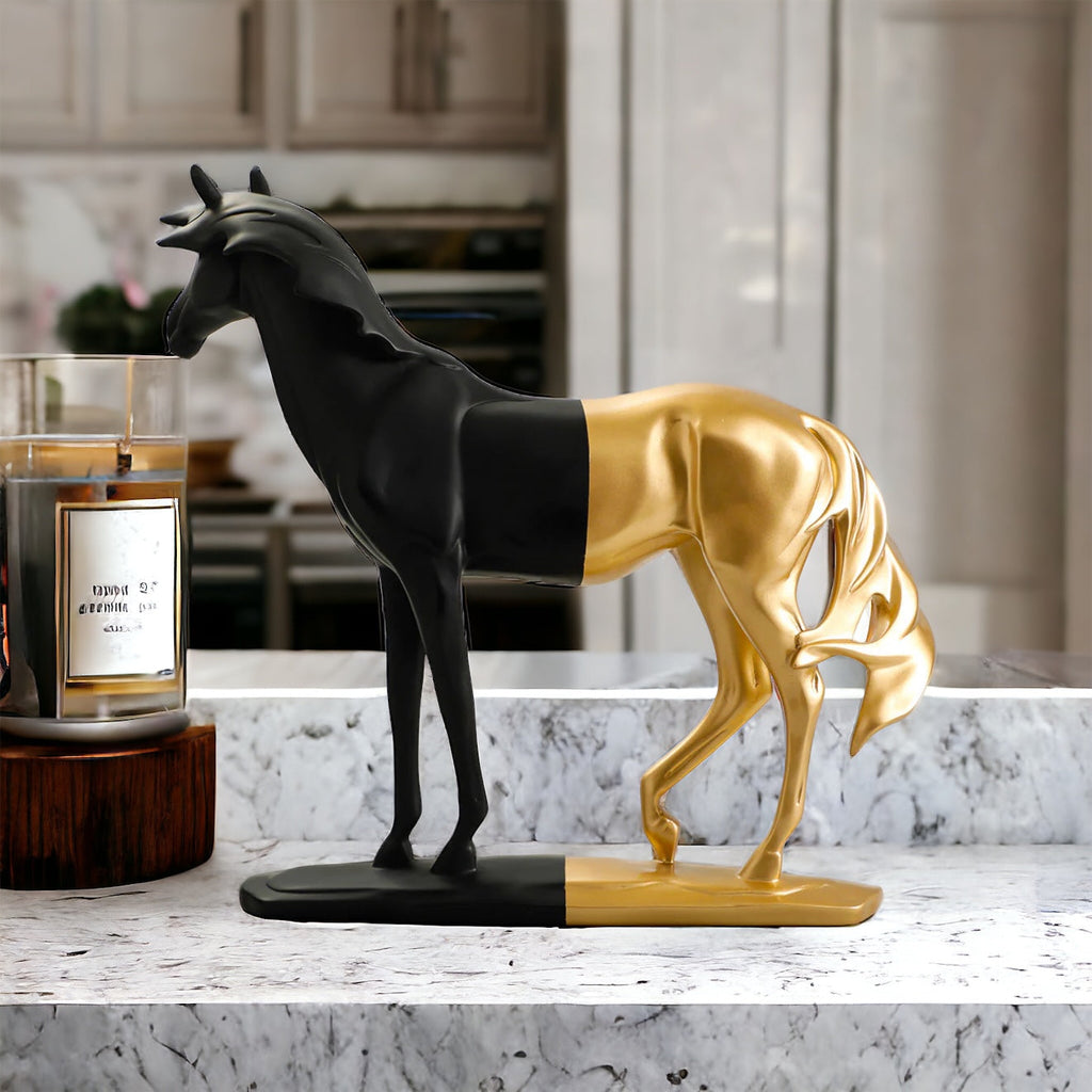 Sadyaska Cavallo Horse Black and Gold 1 Pcs Product