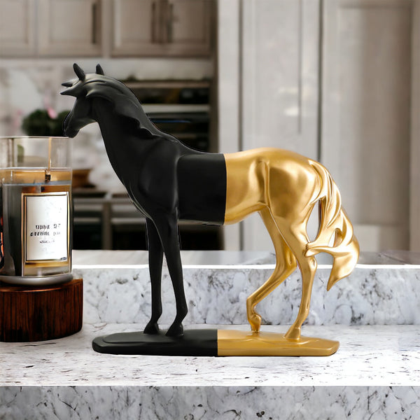 Sadyaska Cavallo Horse Black and Gold 1 Pcs Product