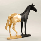 Sadyaska Cavallo Horse Black and Gold 1 Pcs Product