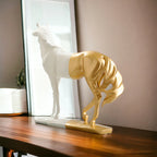 Sadyaska Cavallo Horse White and Gold 1 Pcs Product