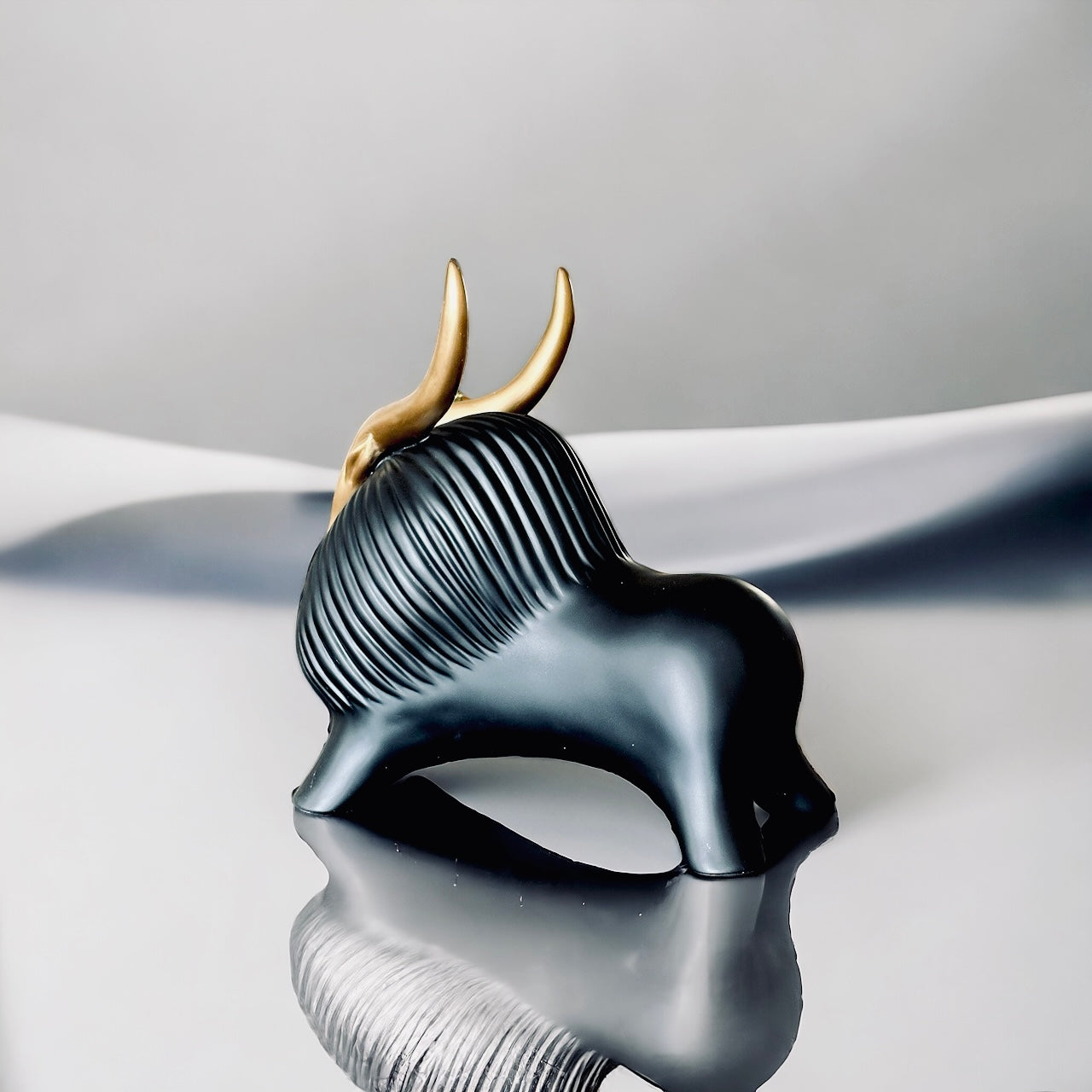 Sadyaska Golden Horned Yak Table Accent 1 Pcs Product
